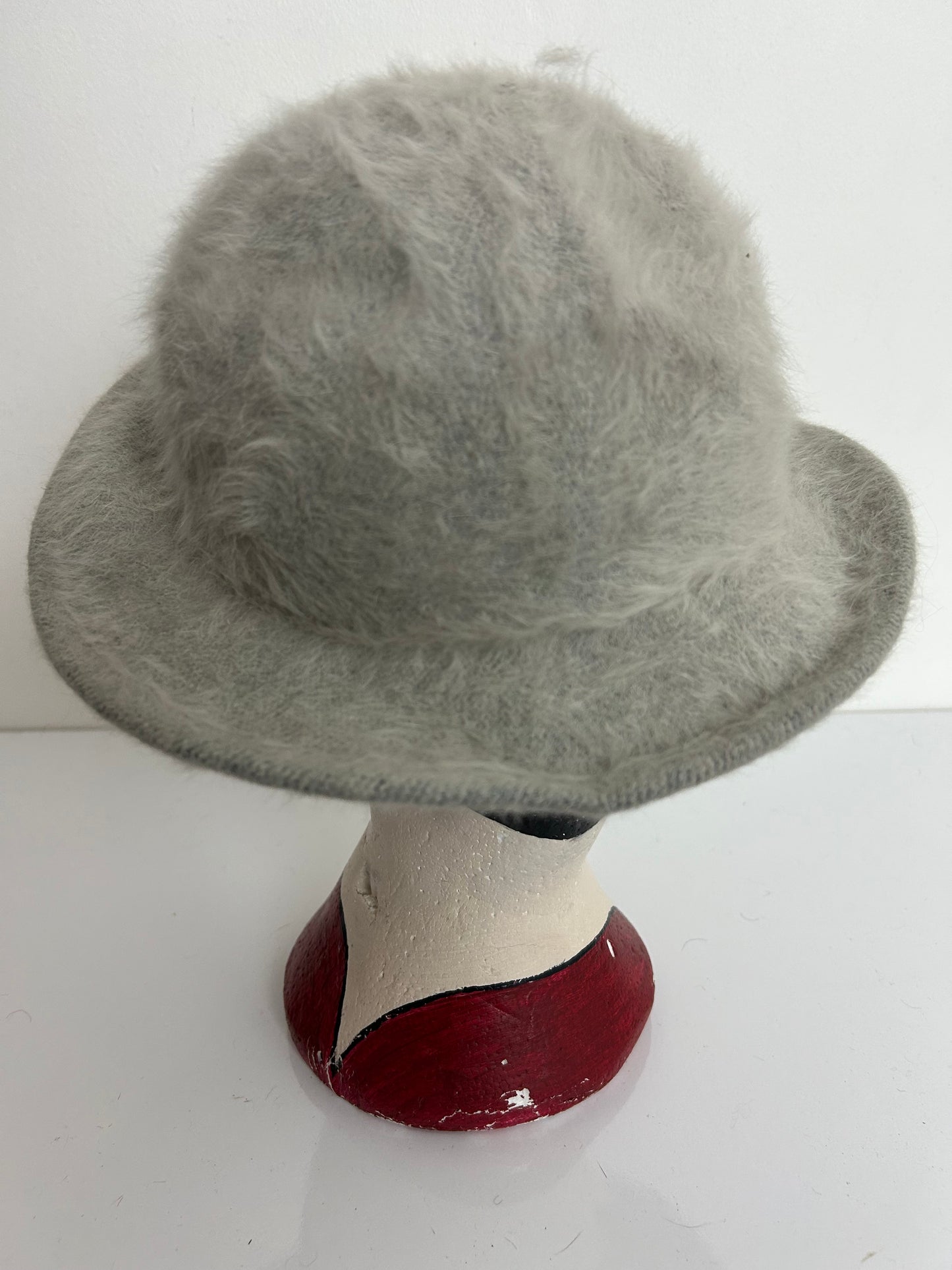 Vintage Austrian Mayser & Milz Ecru/Beige Angora Mix Trilby Style Hat